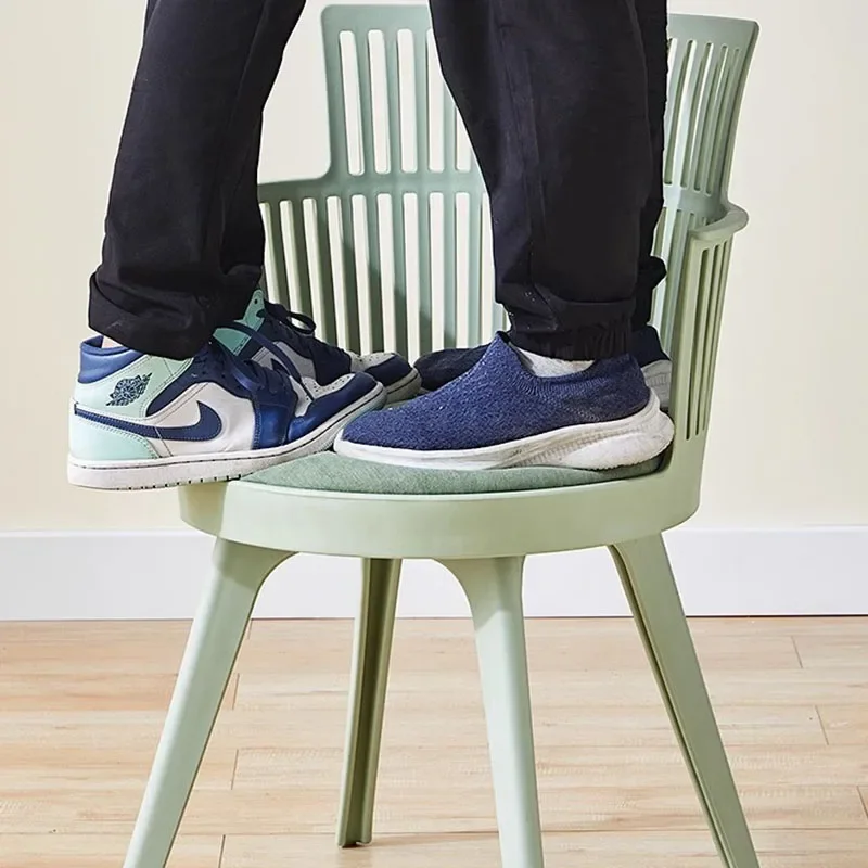 Минималистичный дизайн пластиковый стул для макияжа туалетный столик спальни