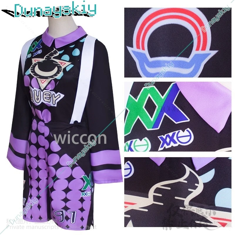 Аниме Poeemon Game Косплей Костюм Аллистры Шорты с длинными рукавами Униформа Парики