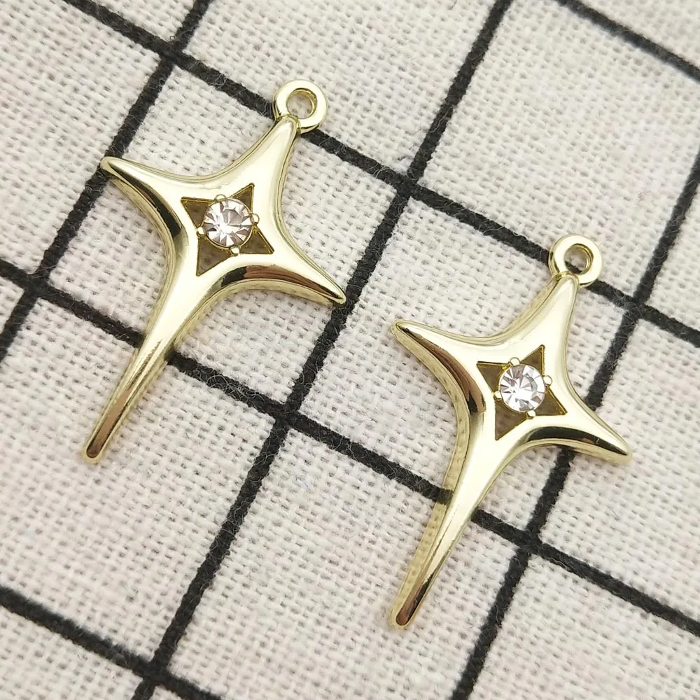 10 шт. подвеска-крест из цинкового сплава 20 х31 мм |