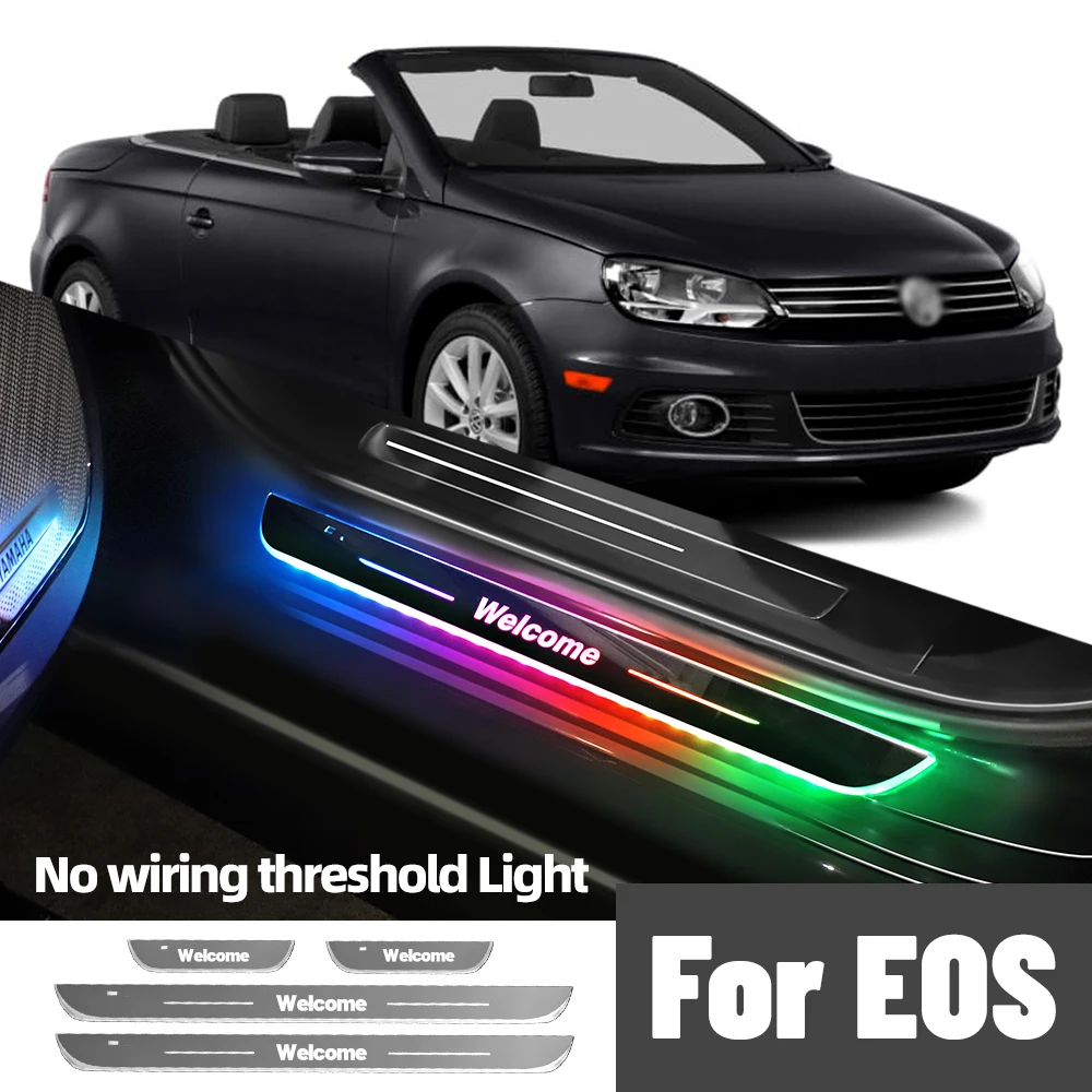 Для Volkswagen VW EOS 2006-2015 2012 2013 2014 автомобильный порог с индивидуальным логотипом