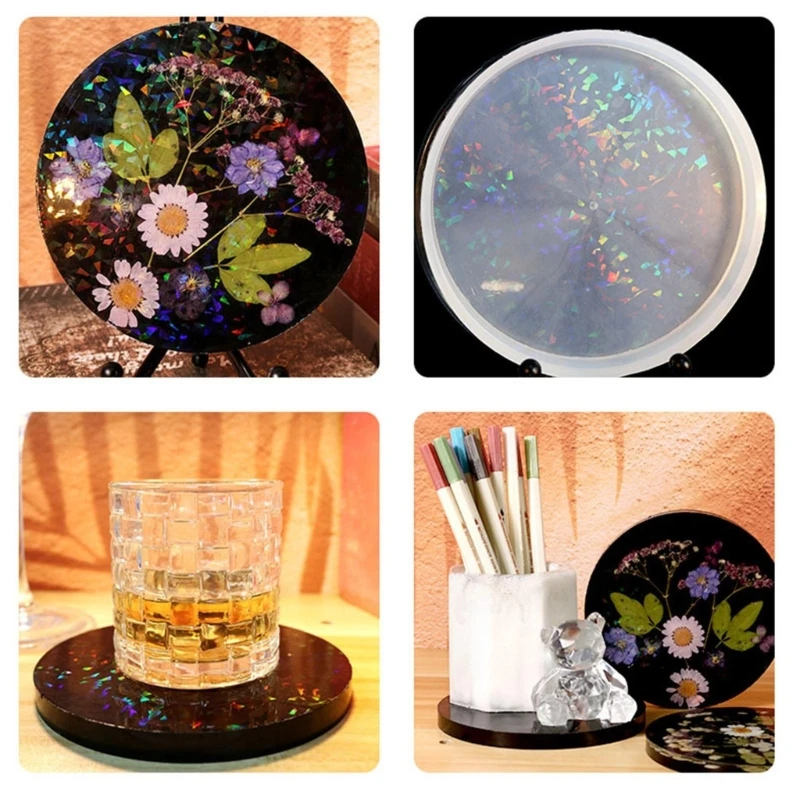 

Diy Форма для домашней еды кофейные подставки светильник и тень круглая силиконовая форма лоток Прямая поставка