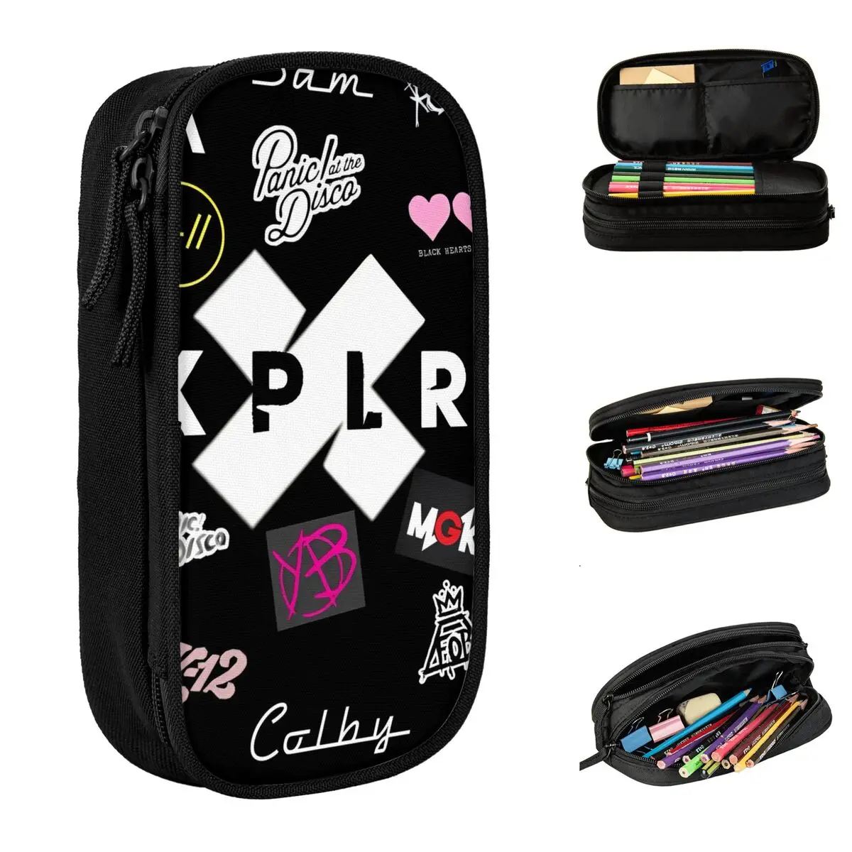 Пенал Сэм и Колби забавная коробка для ручек сумка студентов большие школьные