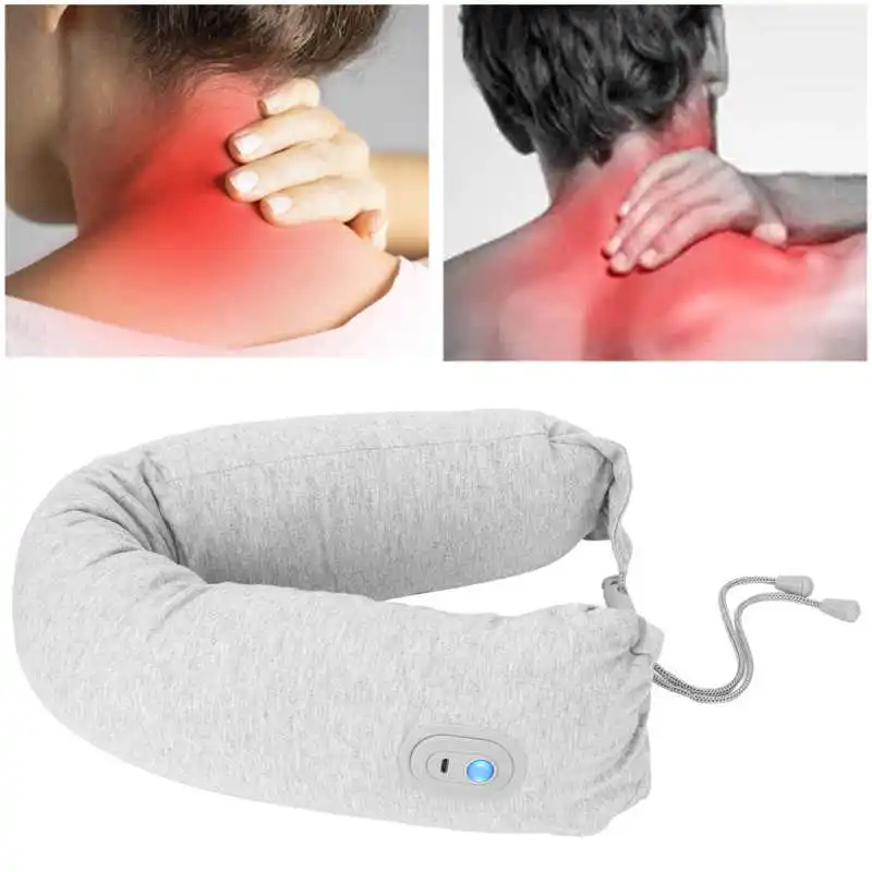 

U‑Shaped Electric Neck Massager Multifunctional Neck Massage Pillow Cervical Massager USB Charging Massage Device