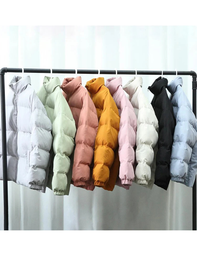 Casual Oversize Winter Jacket Women Stand Collar Thick Teen Gril Female Coat Loose Parkas Women's winter jacket