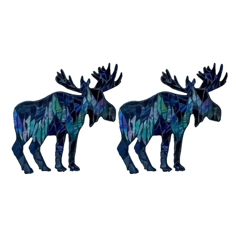 2PCS DIY Mountain Range Mosaic Kit Funy Sunflower Mushroom Stained Glass Craft Fox Durable C