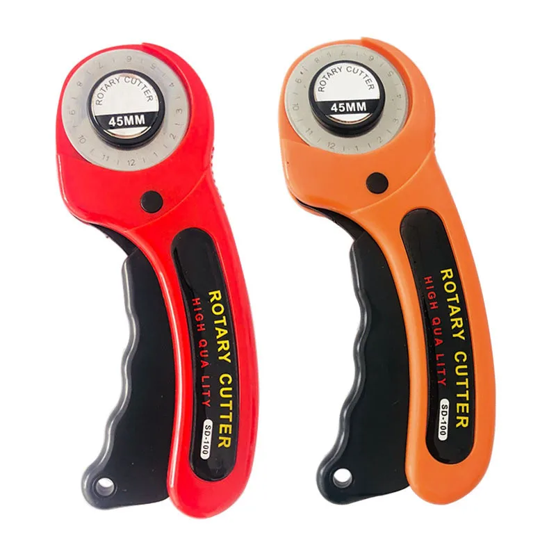 45 мм Вращающийся резак для кожевенного ремесла ткани нож с Круглым лезвием