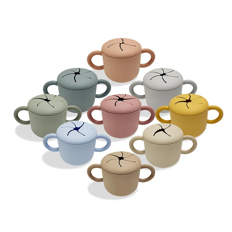 

Silicone Baby Children Learning Drinkware Food Grade Tableware Infant Water Bottle Kids Straw Cup Cute Drinking Cup with Sippy