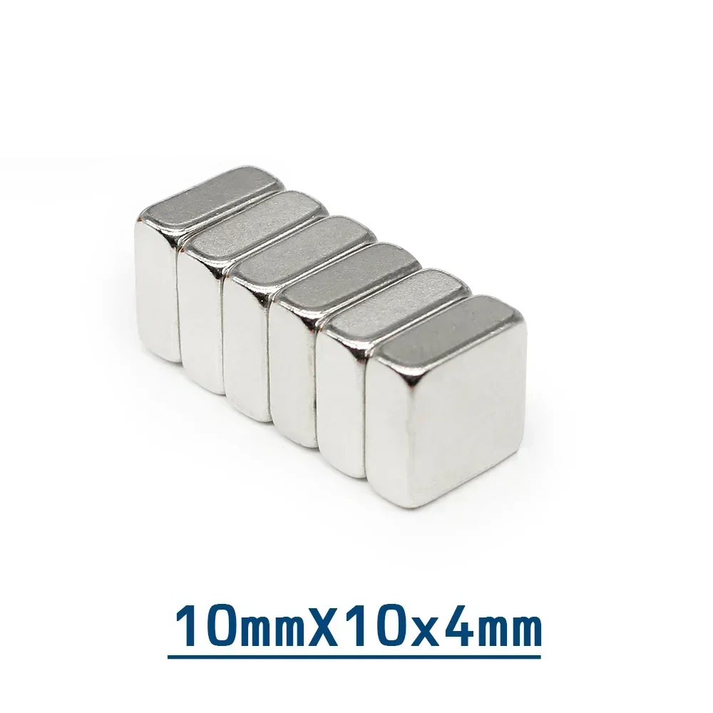 5/10/20/50/100 шт. 10x10x4 квадратные мощные магнитные магниты мм Блок редкоземельный