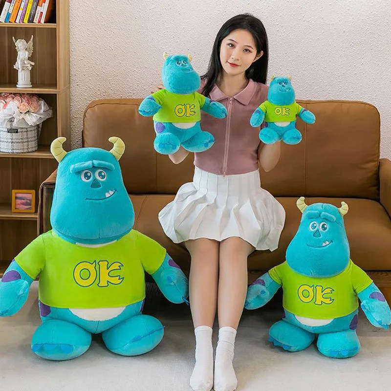 25/40 см стационарный стиль синеволосый монстр плюшевая игрушка кукла милый