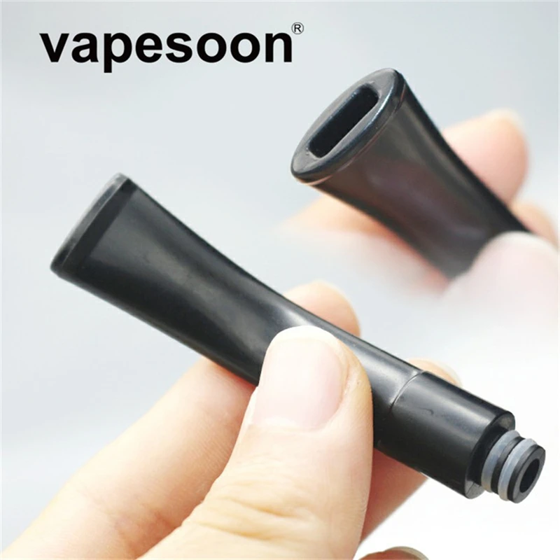 Плоский длинный пластиковый мундштук для вейпа 510 дрип-тип электронной сигареты