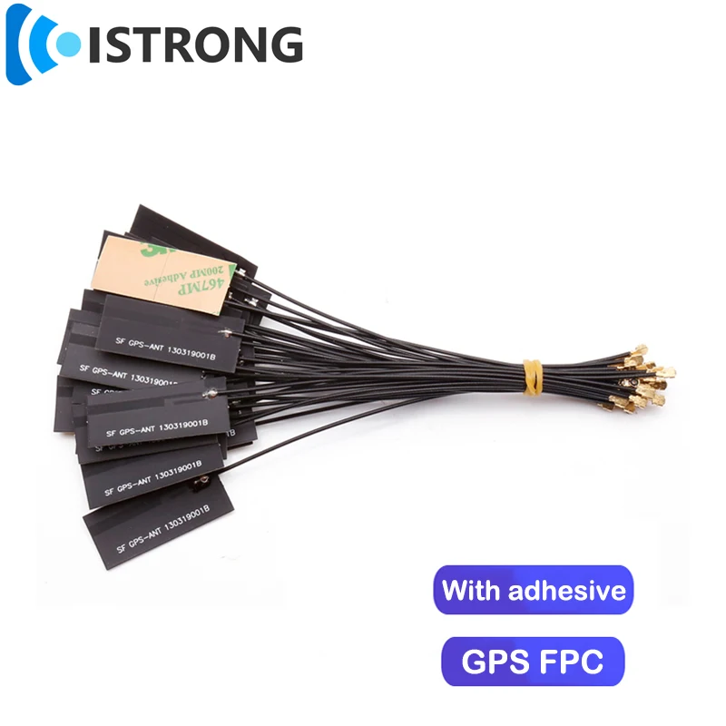 

2pcs GPS Passive Internal Antenna 5dbi 1575.42MHz Singal Booster Built-in FPC Flexible Board Patch Antenna Amplifier Weld IPEX1
