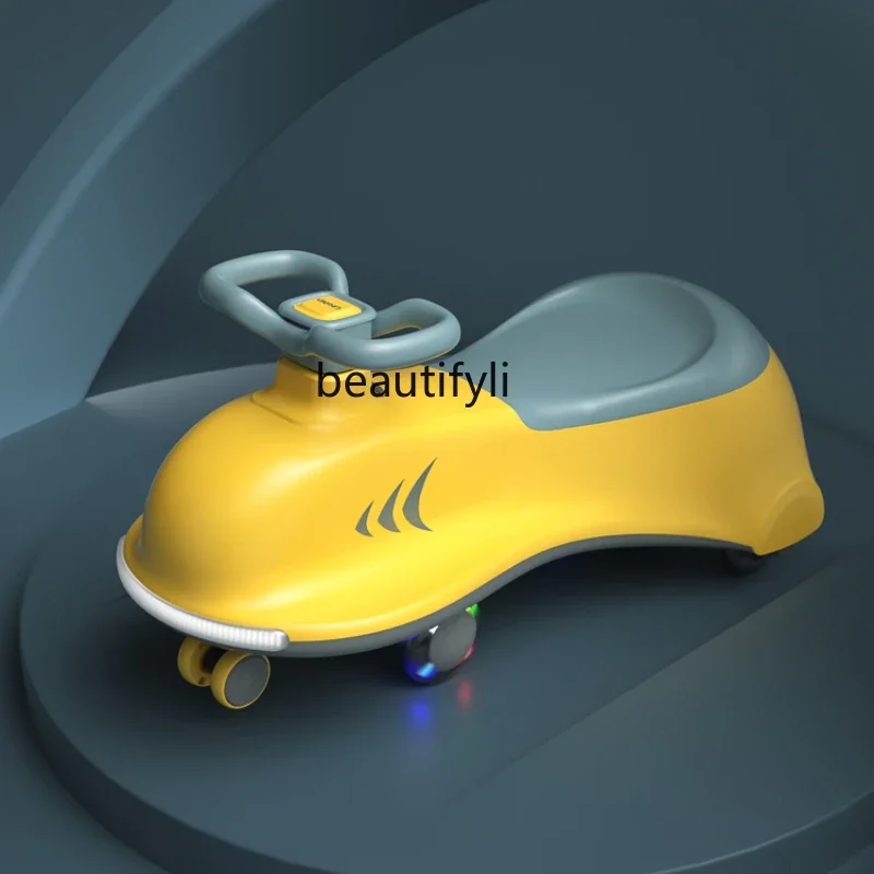 Детский автомобиль игрушечный самокат с защитой от опрокидывания для мальчиков