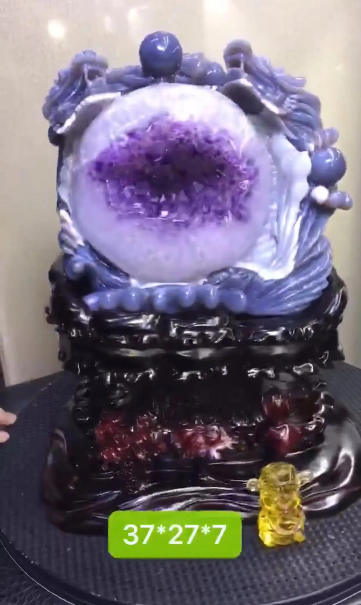 

Full agate double dragons Pearl playing Amethyst smiles
