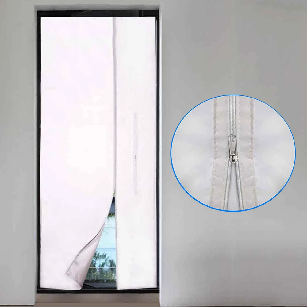 

Baffle Home Oxford Fabric Mobile Air Conditioner Sliding Door Frame Sealing Soft Cloth Portable Plate Screen Durable Window