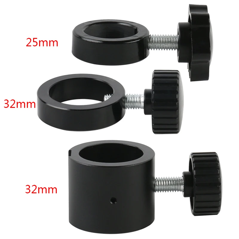 

32mm 25mm Mounting Interface Industrial Stereo Microscope Limit Fixing Ring With Screw Preventing Sliding