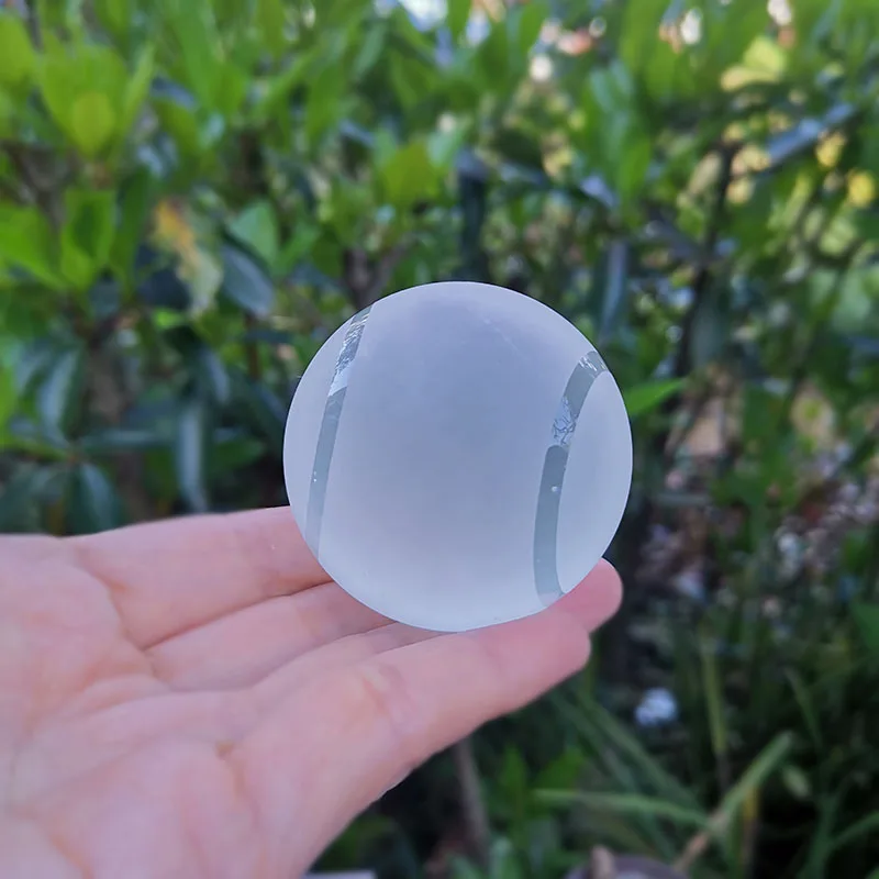 Хрустальный спортивный шар статуэтка стеклянная сфера футбол бейсбол теннис