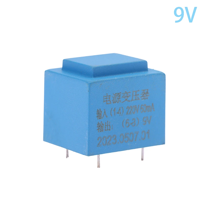 

Инкапсулированный трансформатор 0,5 Вт, 220 В до 12 В, мини-герметичный разъем для печатной платы, 4-контактный водонепроницаемый инкапсулированный трансформатор