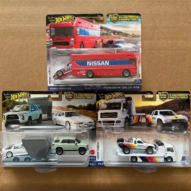 Hot Wheels Car Culture Team Transport Модель автомобиля 1/64 Nissan Zx Имитация сплава Cras Игрушка