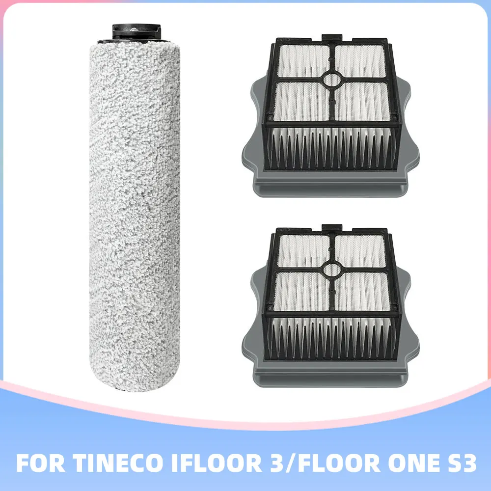 

Brush Roller & Filter For TINECO IFLOOR 3 / FLOOR ONE S3 Handheld Vacuum Cleaner Cordless Wet Dry Cleaner Replacement Parts