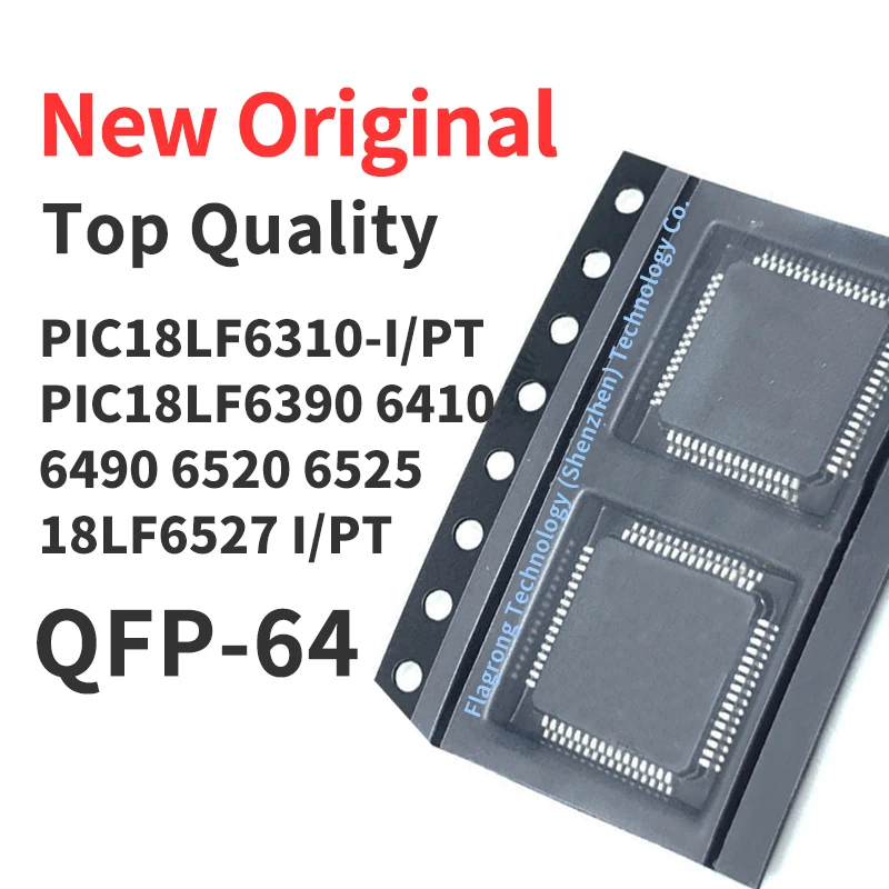 

Новая Оригинальная микросхема QFP64, оригинальная деталь, 1 шт, PIC18LF6390, PIC18LF 6410 6490 6520 6525 6527 -I/PT E/PT T
