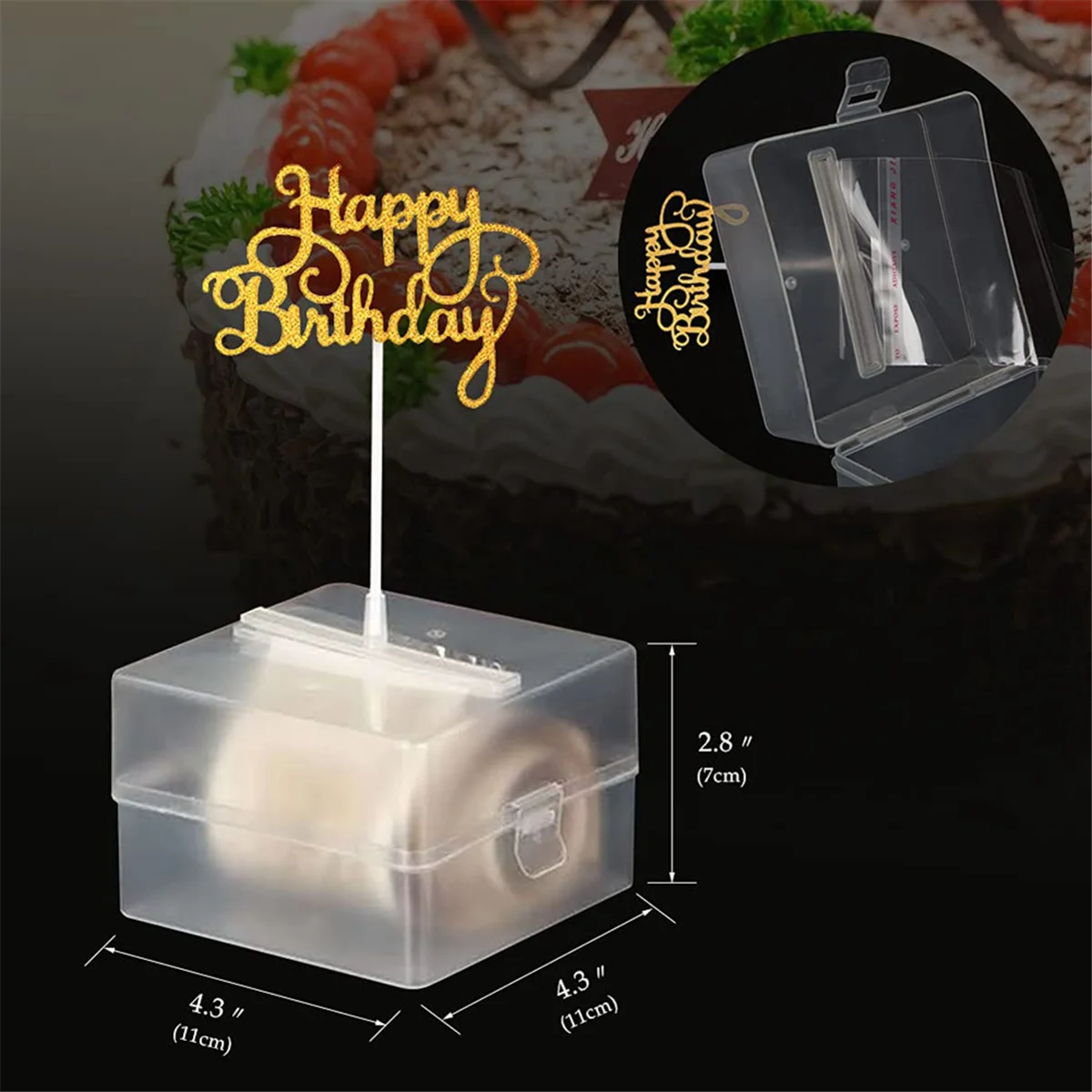 Набор копилок для торта форма вытягивания банкнот копилка с золотыми блестками