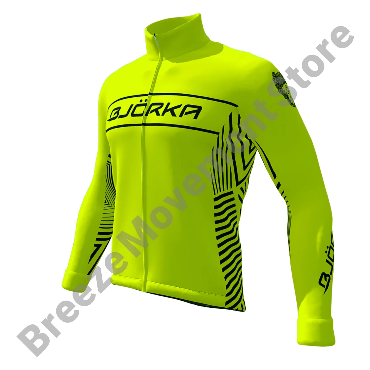 Новая мужская велосипедная Джерси BJO RKA Зимняя Теплая Флисовая одежда с длинным