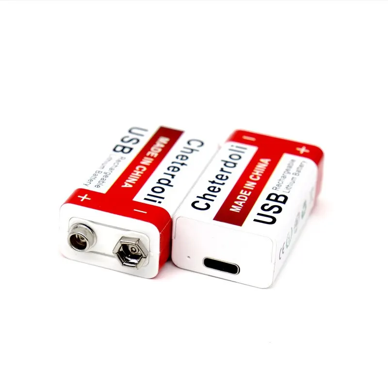 

9900mAh Micro USB 9 Volt Li-ion Rechargeable Battery 6F22 9V Li Ion Lithium Battery for RC Helicopter Model Microphone Toy