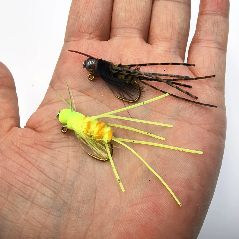 ICERIO 4 шт. пояс Stonefly Bug Jig Fly латунная головка из бисера резиновые ножки синель Boday большая нимфа нахлыстовая приманка для ловли форели (art.: 3920cd377705d) - 3920cd377705d