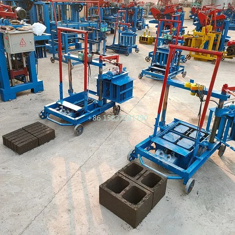 Фабричная розетка аппарат для изготовления кирпичной плитки Мобильный кирпичей