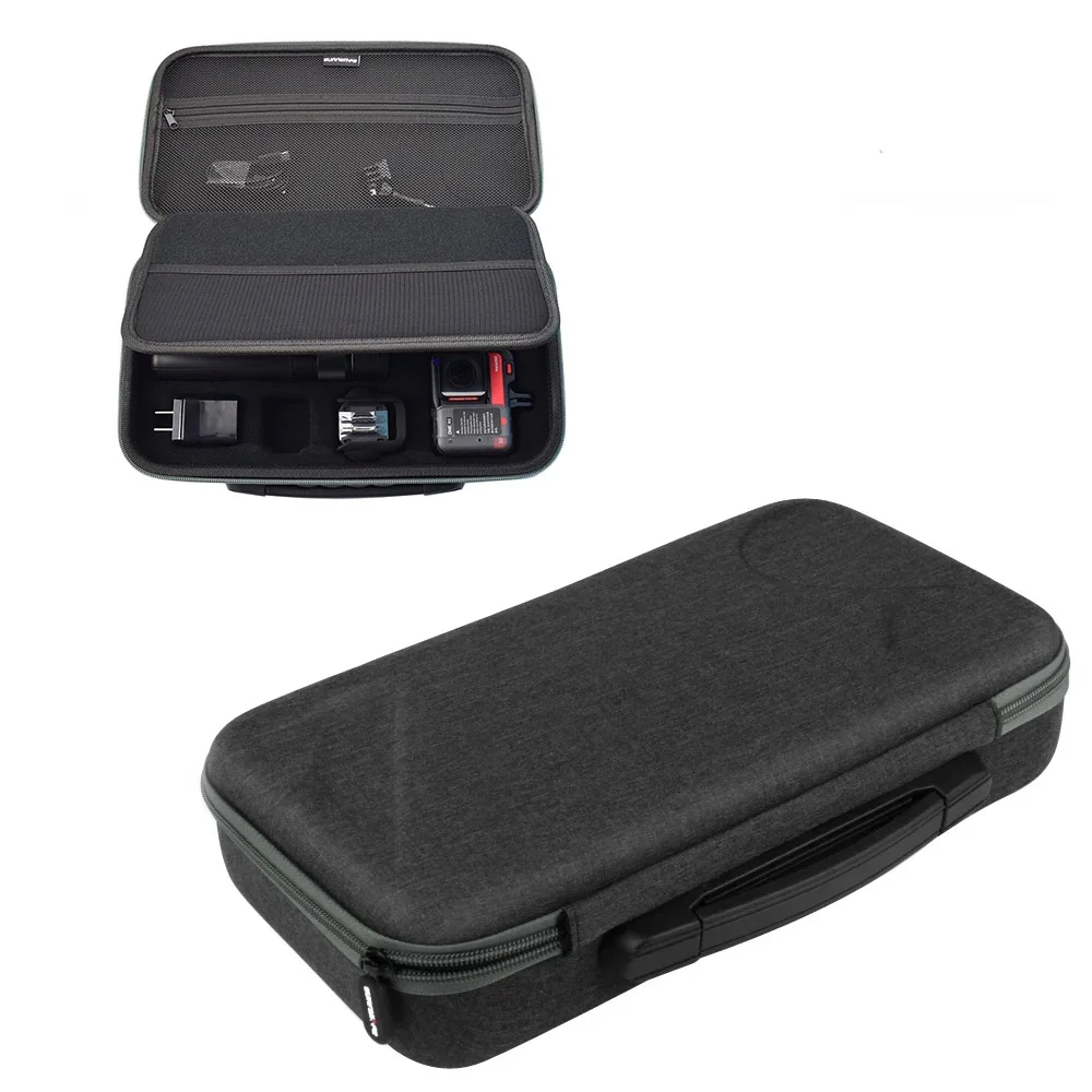 

Многофункциональная портативная сумка для хранения Insta360 ONE RS для Insta360 OneR, вместительный дорожный Жесткий Чехол, аксессуар для камеры