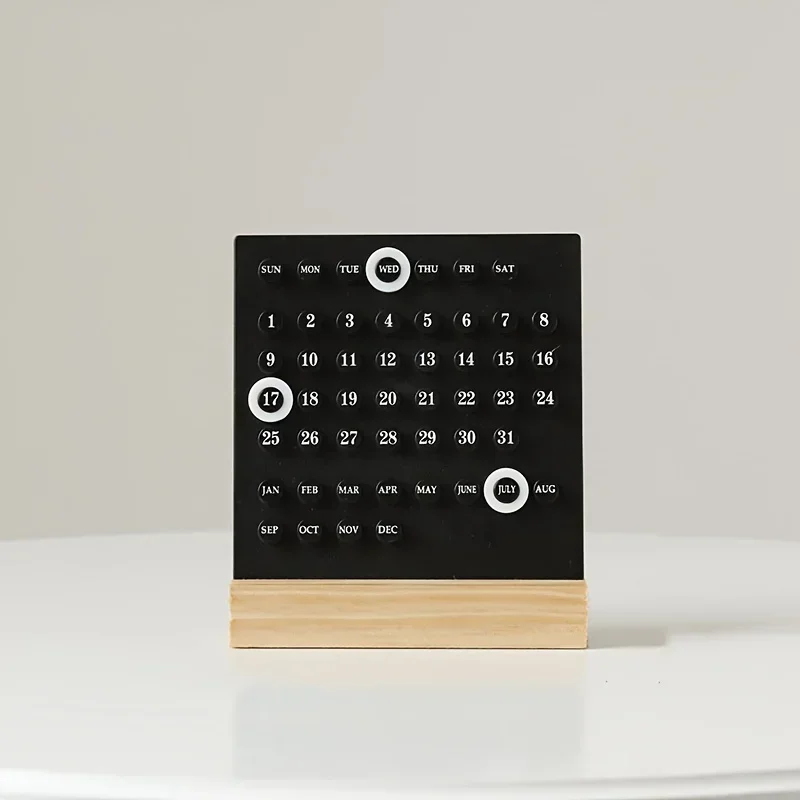 

Акриловый DIY настольный календарь ручной работы украшение для офиса и рабочего стола 1 шт.