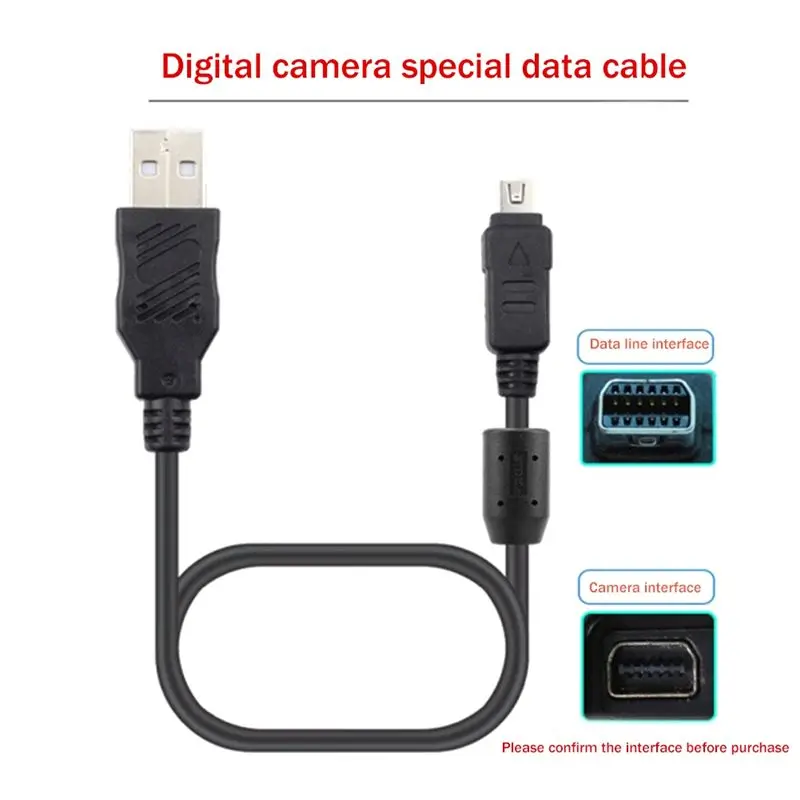 Фото Кабель USB для передачи данных SWXF 12Pin для камер E-PL7, E-PL1/2/3/5/8, E-M10II, EM1, CB-USB5, CB-USB6 №4