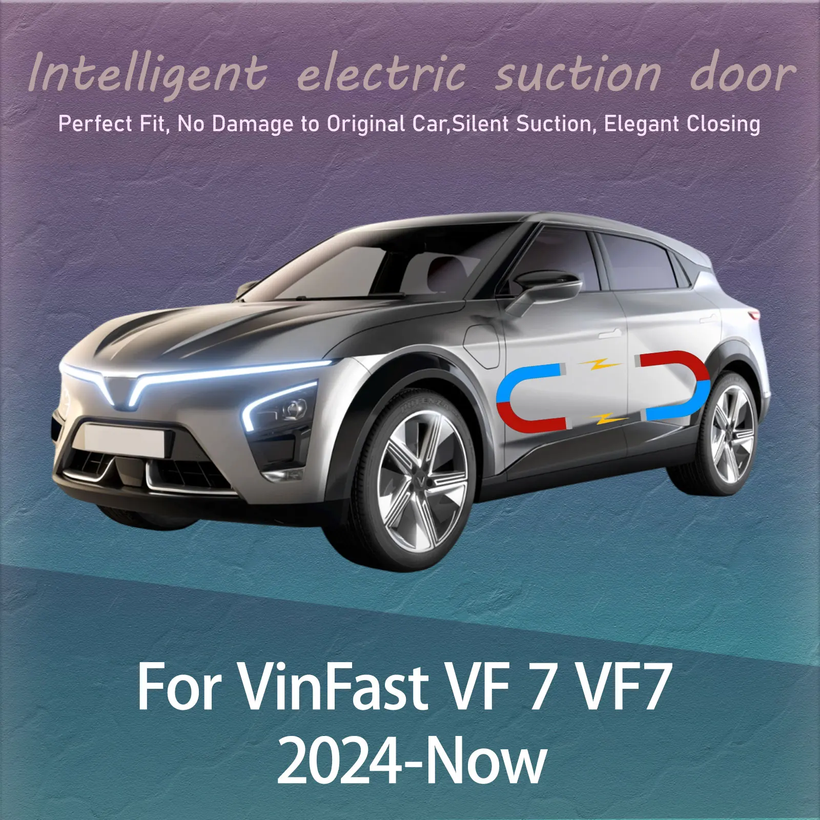Фото Электрический комплект для плавного закрывания дверей VinFast VF7 2024+ с функцией бесшумного и автоматического закрывания, предотвращающий удар двери №1