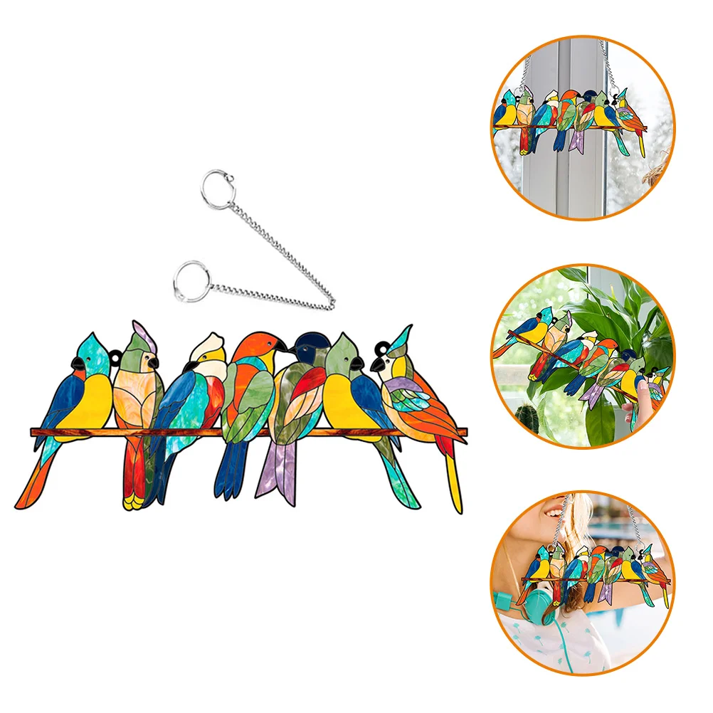

Bird Suncatcher Window Hanging Decoration Bird Reflection Hangings Ornament