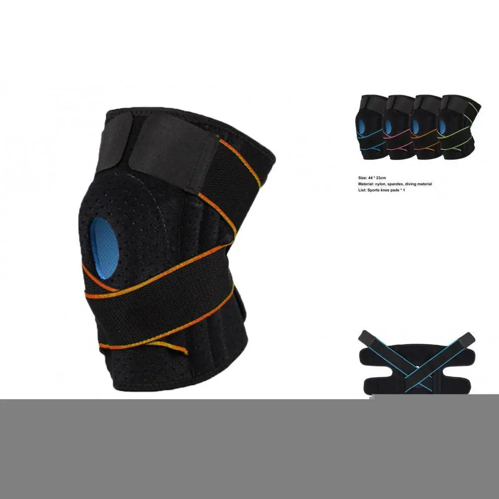 

Adjustable Silicone Spacer Sports Professional Guard Knee Pad for Cycling