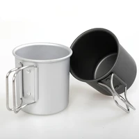 mug camping cup outdoor camping folding water cup portable ultra light aluminum alloy sub coffee cup tea cup