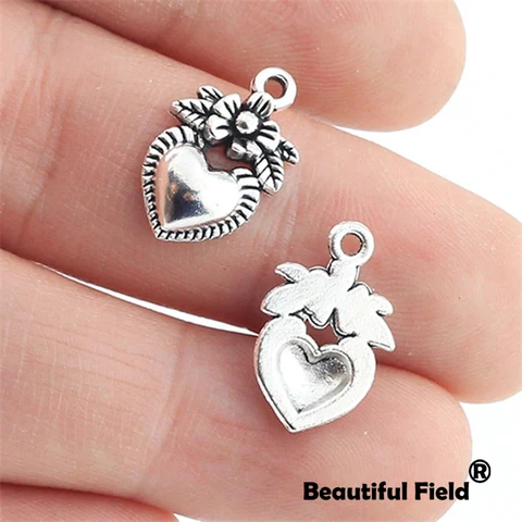 18 шт. 18x11 мм, античная тибетская подвеска, браслет, ожерелье, кулон, новая мода, сердце A093