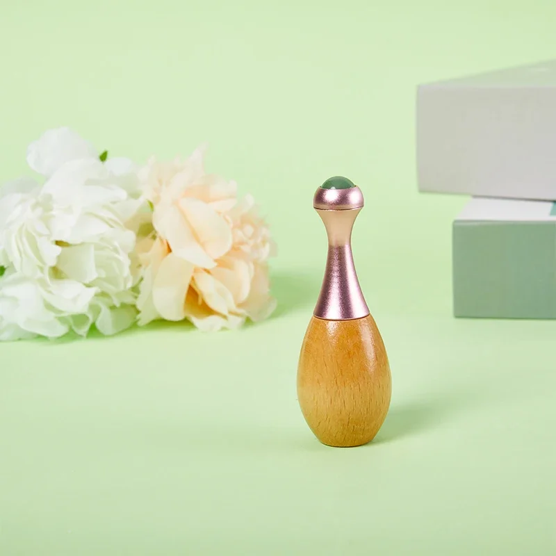 1 шт. массажер для глаз в форме тыквы из натурального нефрита тела плеч шеи и спины