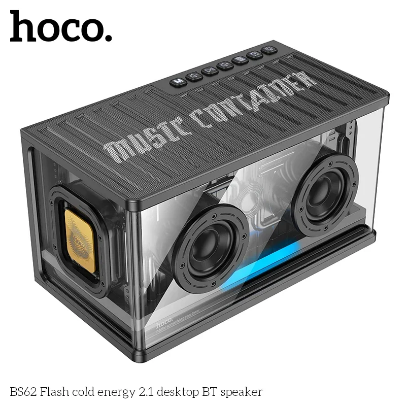 Настольный bluetooth-динамик HOCO BS62 40 Вт с умными часами