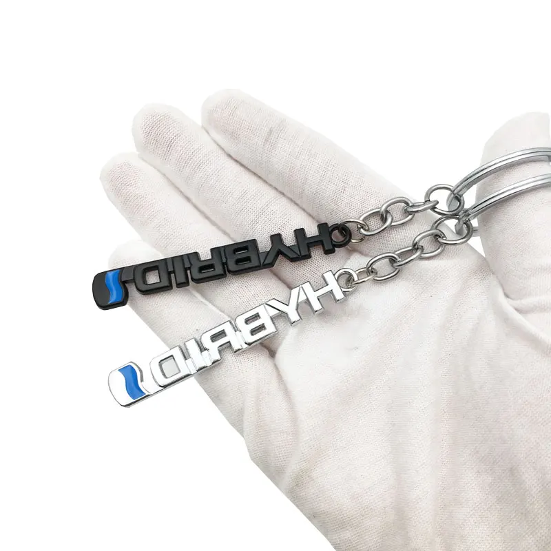 Новый 3D брелок для ключей HYBRID с эмблемой для Toyota Hyundai Nissan Honda Lexus Tesla Chevrolet Peugeot Mazda KIA и др.