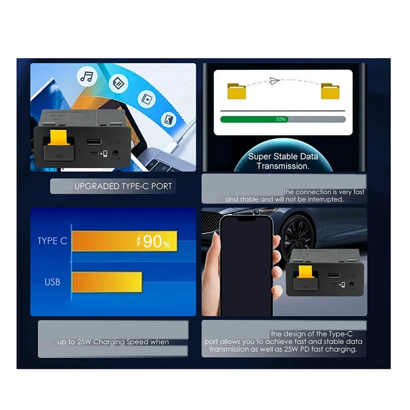 Для Mazda 2 3 6 Φ для Apple Carplay Android USB адаптер интерфейса Miata док-станция