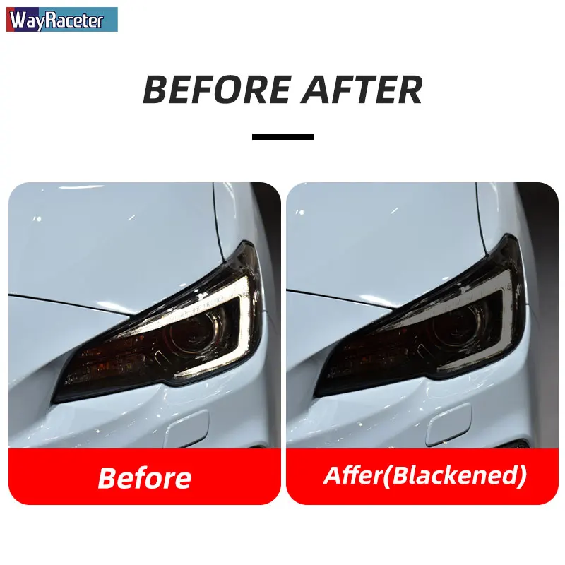 2 шт. прозрачные ТПУ наклейки для автомобильных фар Subaru WRX VA 2015-2021 - купить по