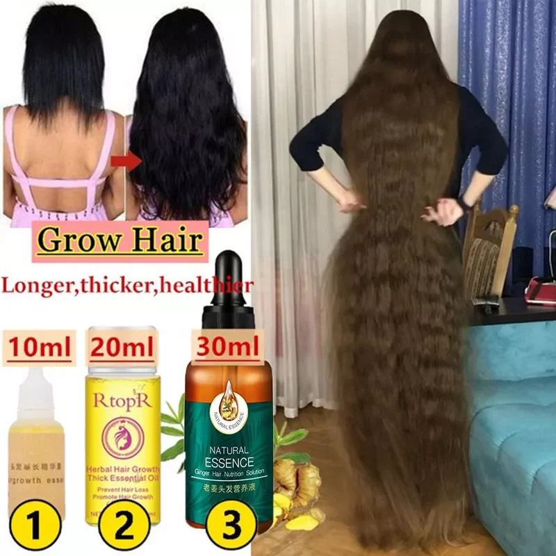 

ML Effective Hair Growth Serum Fast Thick for Hair Prevent Hair Loss Damaged Hair Repair Natural Hair Care Products