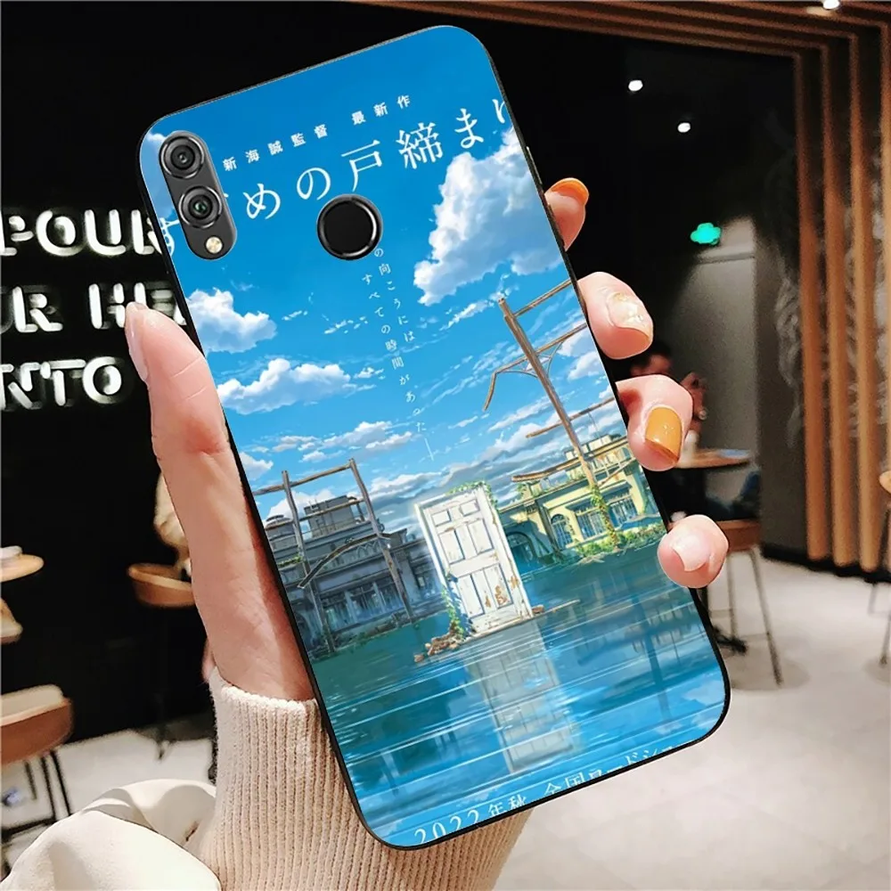 Чехол для телефона BiliBili S-Suzume No T-Tojimari Huawei Honor 10 Lite 9 20 7A 9X 30 50 60 70 Pro Plus мягкий