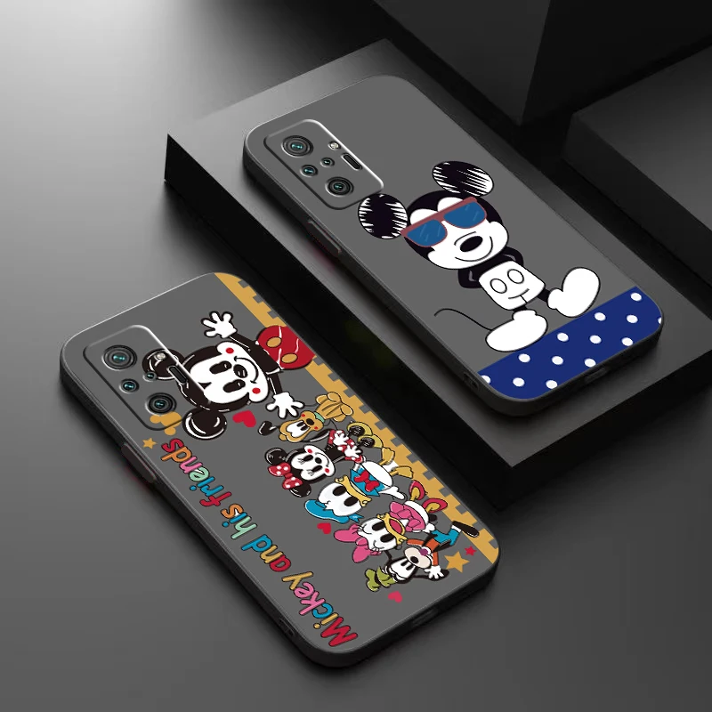 

Disney Mickey Minnie Mouse Phone Case For Xiaomi Redmi 7 8 7A 8A 9 9i 9AT 9T 9A 9C Note 7 8 2021 8T 8 Pro Back Silicone Cover