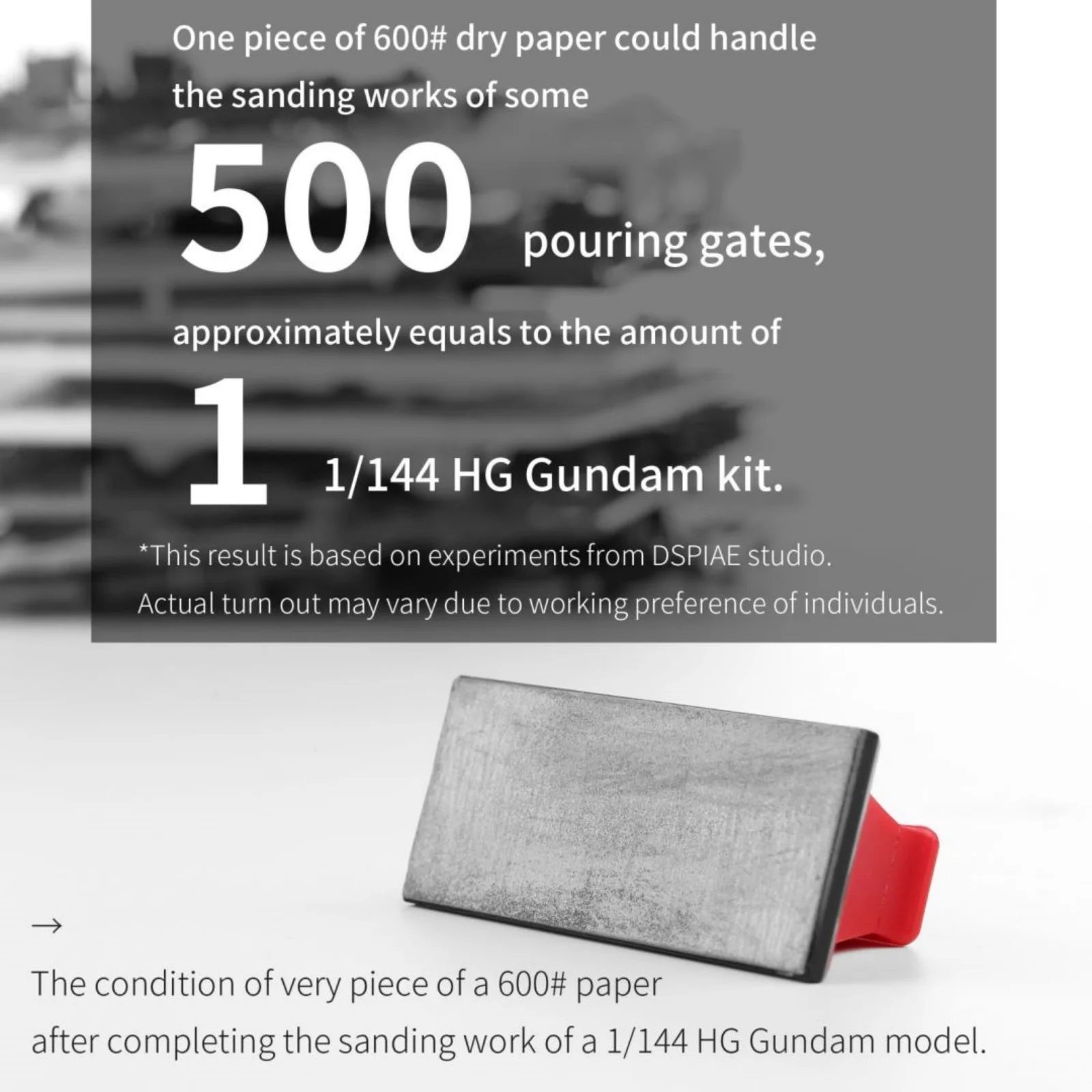 DSPIAE XSP-S01 Комбинация самоклеящихся наждачной бумаги