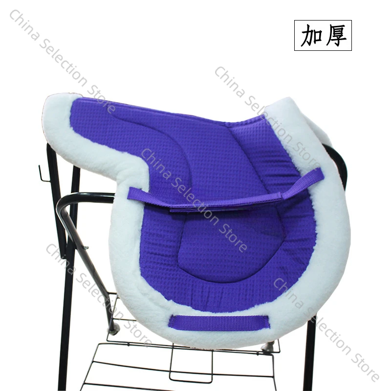 Подушка для седла из овечьей шерсти английская подушка утолщенная пота лошади