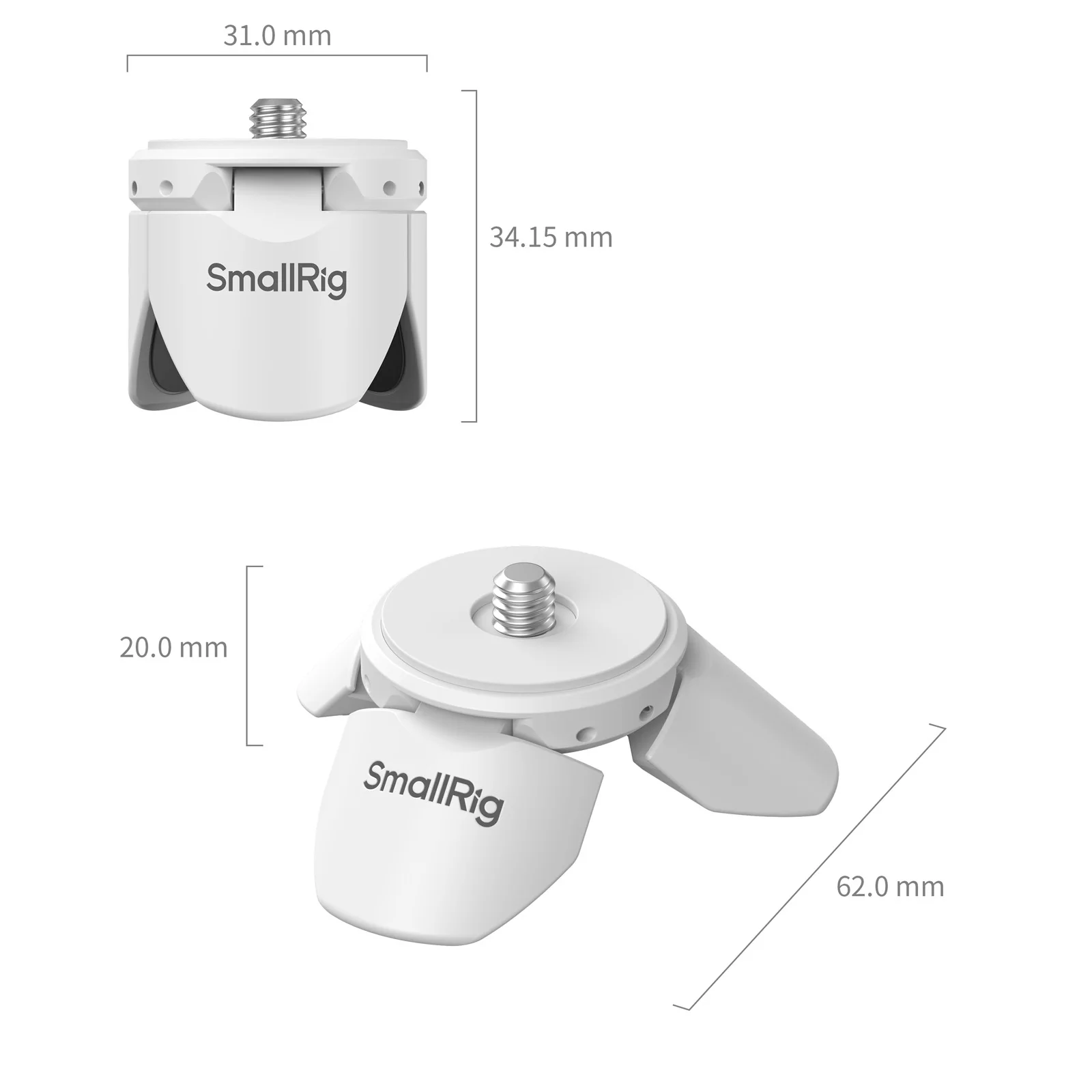 Фото Мини-штатив SmallRig Pocket 4P для DJI, Insta360, GoPro и других экшн-камер, настольный мини-штатив для ручных стабилизаторов 6794 №3