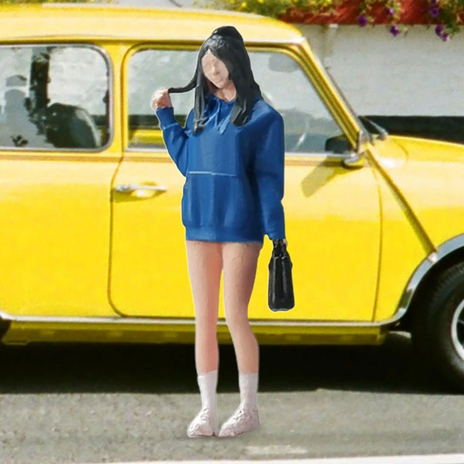 Миниатюрная фигурка девушки масштаб 1/64 людей диорама коллекция фигурок