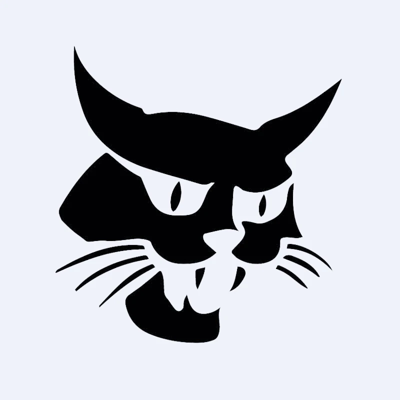 1 шт. автомобильные наклейки забавные Bobcat Windows ПВХ талисман графические